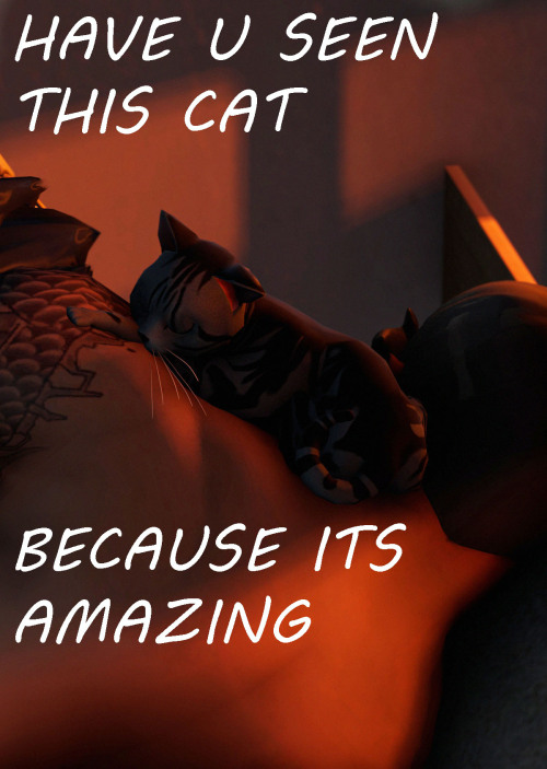 canon Genji and Hanzo get 2 cats named Hans porn pictures