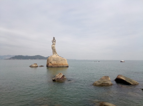 The Fisher Girl statue in Zhuhai, Guangdong