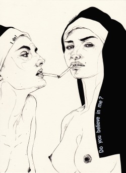 kaethebutcherillustrations:  The Faith  by Kaethe Butcher