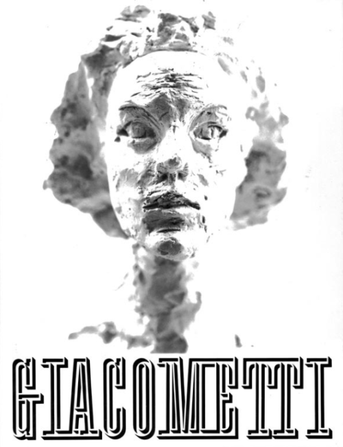 Herbert Matter, Poster for the Giacometti Exhibition in Basel, 1966. Book cover, 1987