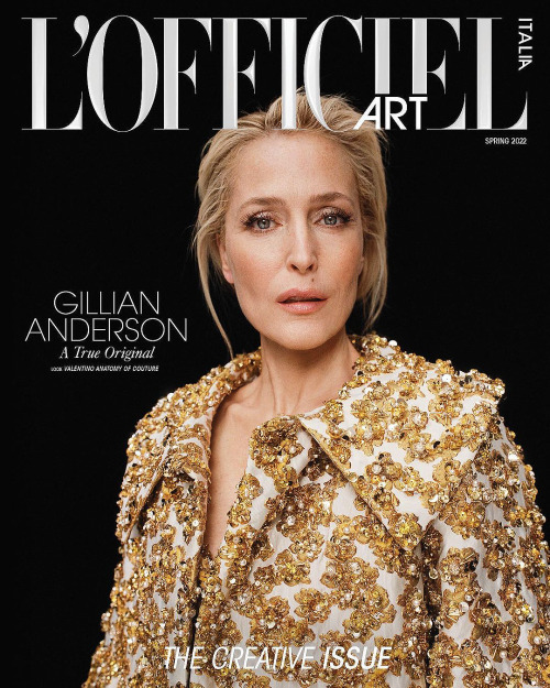 slayerbuffy:GILLIAN ANDERSON — photographed by Nick Thompson for L'Officiel (2022)