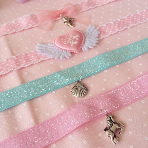Mermaid or unicorn? ✨ #hyperjapan #hyperjapan2015 #sugarcoatedsprinkles #mermaid #unicorn #choker #h