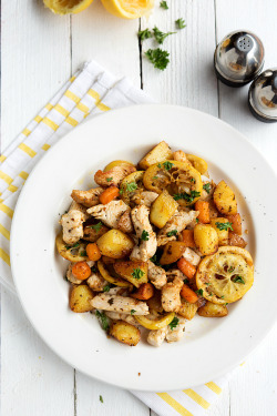 do-not-touch-my-food:  Lemon Chicken and Red Potatoes 