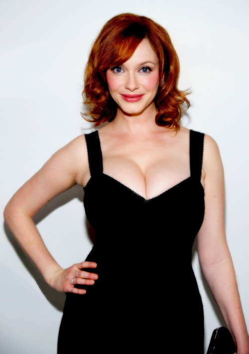 You kids have fun. Christina Hendricks and I are heading out to ring in the new