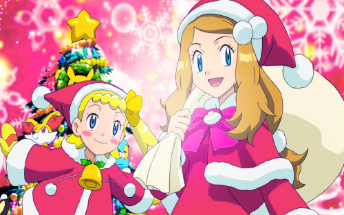 pokemon-global-academy:Happy Holidays! Some Christmas Wallpaper