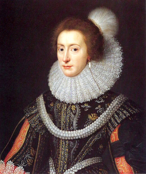 Portrait of Elizabeth Stuart, Queen of Bohemia and Electress Palatine by Michiel Jansz. van Mierevel