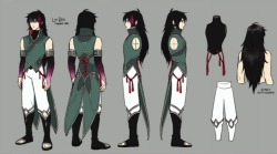 centiel:  Ren and Nora V4 concept  (didn’t show Jaune’s because Kerry believed it would be better to see it in the first episode) 
