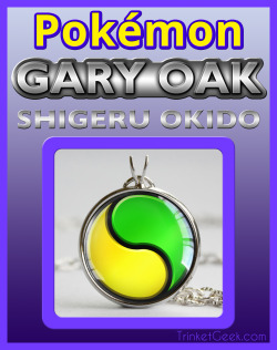 trinketgeek:  Here’s the pendant of the great pokemon trainer Gary Oak, now you can smell everyone later! :D Pendants available at Trinket Geek: Gary Oak Pokemon Pendant Image source 