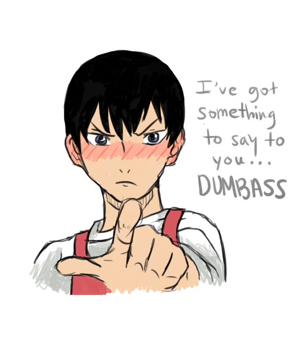 lilllieeh:  one of my favorite dumb headcanons is that kageyama works on his social