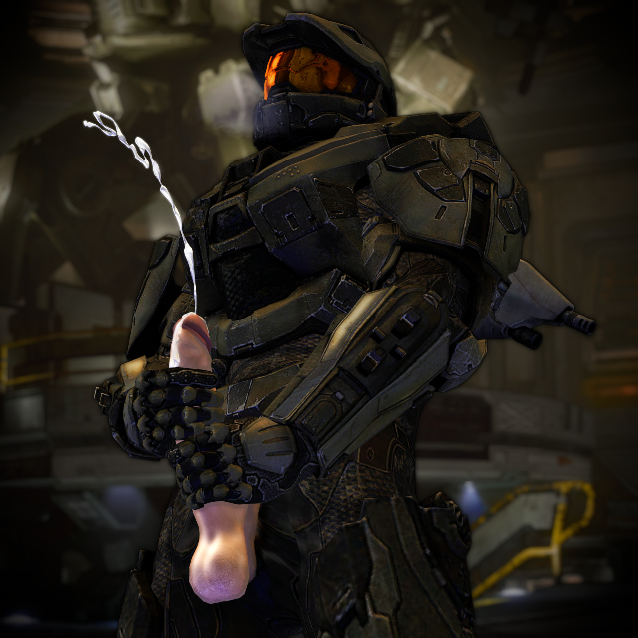 lurvemastah:  John &amp; Cortana: Distraction You’d think a professional like