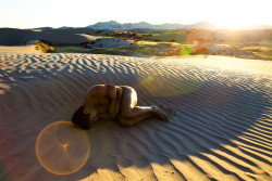 gaypornorart:  Chad Dutson, Curled on the Sand II, 2011