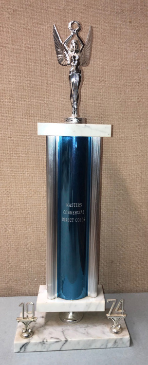 It’s…Artifact Friday!Featuring a “Masters Commercial Direct Color” trophy from one of our architectu