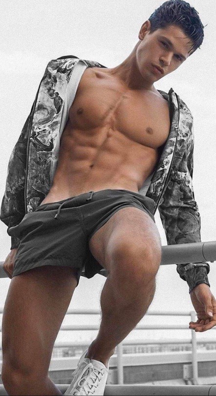gayingaround:  bunsandbeefcake:  Those Pecs….  http://gayingaround.tumblr.com/follow my instagram: joonasmeyer or _divineboys_