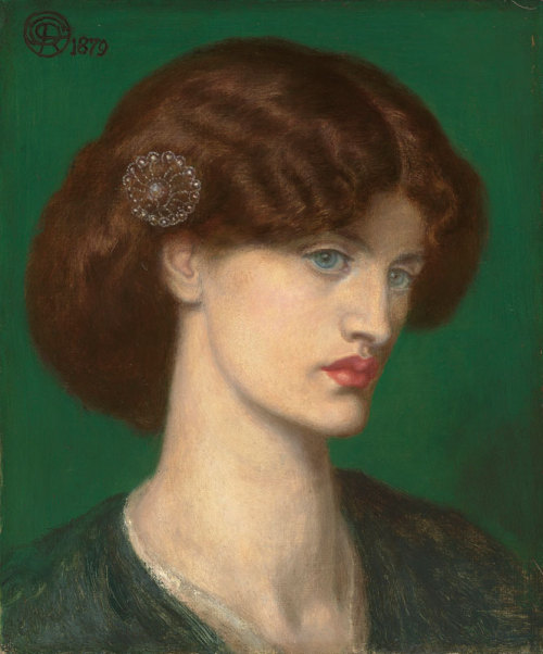 beatrice (1879) and the salutation of beatrice (1869), painted by dante gabriel rossetti. jane morri