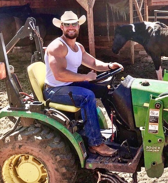 phd-bullrider:He makes his tractor sexy!