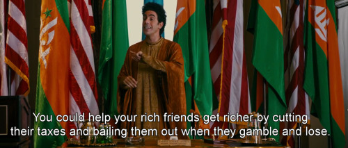 eccentric-nae:freshmoviequotes:The Dictator (2012)Crazy part is this wasn’t even a wake up call for 