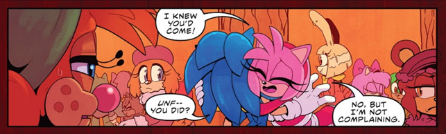 But you're still standing here — SEGA and its most recent Sonamy side –  more canon