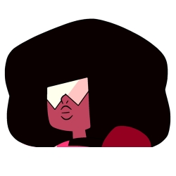 roahnari:  crystalclods:  you have been visted by the FLOATING GARNET HEAD OF GOOD FORTUNEreblog in 20 seconds or you will NEVER have GOOD LUCK again!  Oh shit, square mom. I can’t say no.