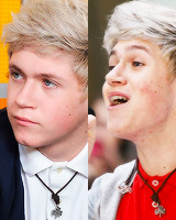 starkniall:  Niall Horan + His cute clover necklace. 