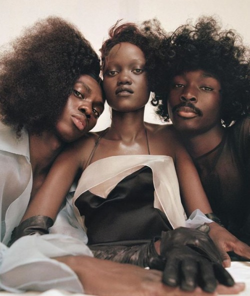 modelsof-color:Caren Jepkemei , Ottawa Kwami & King Owusu by Campbell Addy for Love Magazine  - 