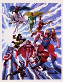 westcoastavengers:  The Avengers by John Buscema and Alex Ross