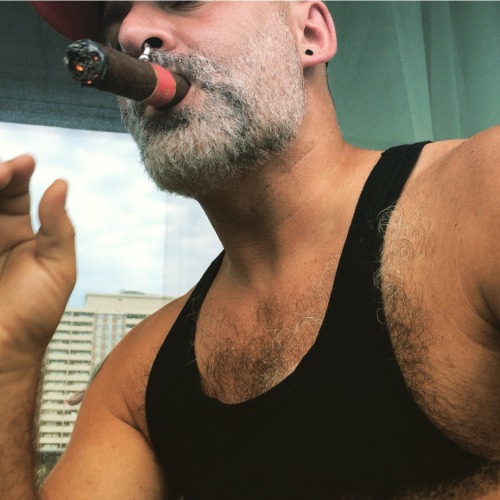 cigar-smoking gay pig