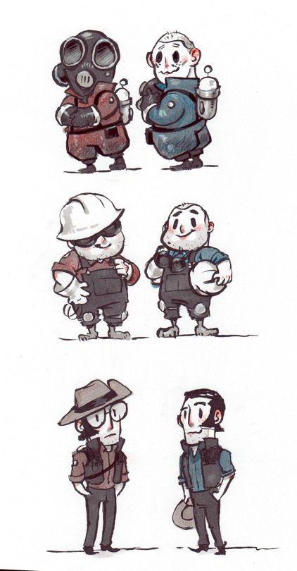 I did the rest in class today. :D I’m debating if I wanna redo them in photoshop/illustrator.