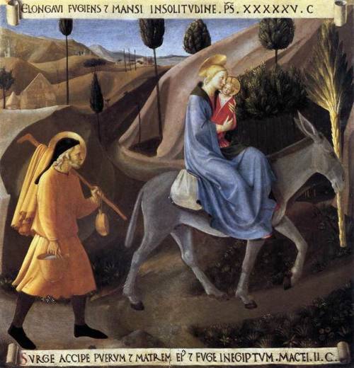 Flight into Egypt, Fra Angelico, 1451-52