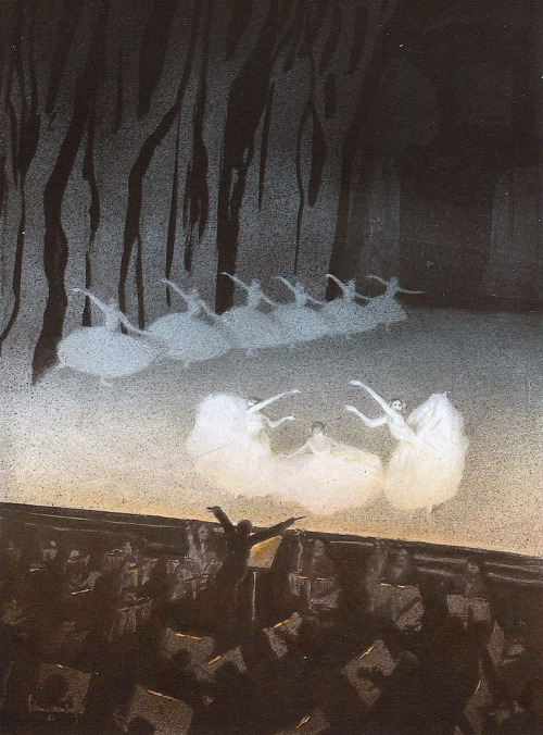 zombienormal: Russian Ballet, Walter Schnackenberg, Die Kunst für Alle, 1912-13. Via. 