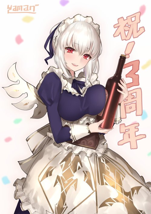 yamanta_15: 三周年セーラさん！　＃千年戦争アイギス t.co/Qt0Qal6TJQ