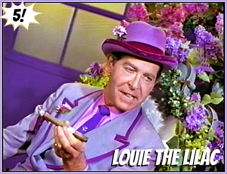 jokin-around:There’s a Batman ‘66 villain named Louie the Lilac who’s a gangster t