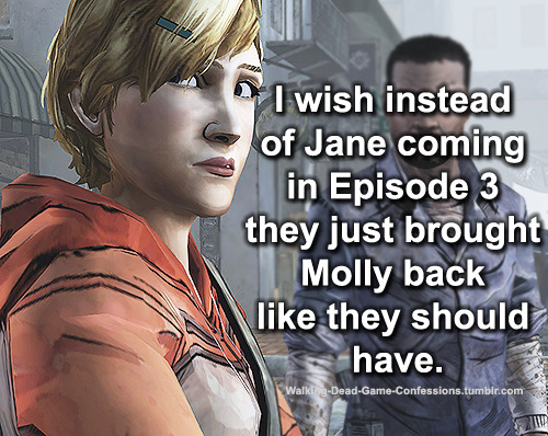 Psykologisk læder Samle The Walking Dead Game Confessions — “I wish instead of Jane coming in  episode 3 they...
