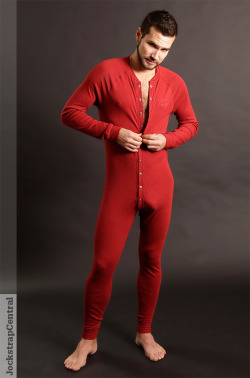 spindizzy85:  xxxthedevilwearsnadaxxx:  furrynerdyandalittleboozy:  Im a Medium if anyone wants to buy me a XXXmas present jockstrapcentral:  Jockstrap Central model Adam Stray in red Nasty Pig Union Suit Lots more of Adam and to get a Nasty Pig Union