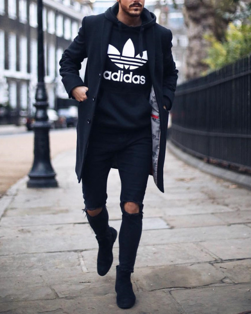 fashionvanity - Coat - NOOSE & MONKEYHoodie - AdidasJeans - ...