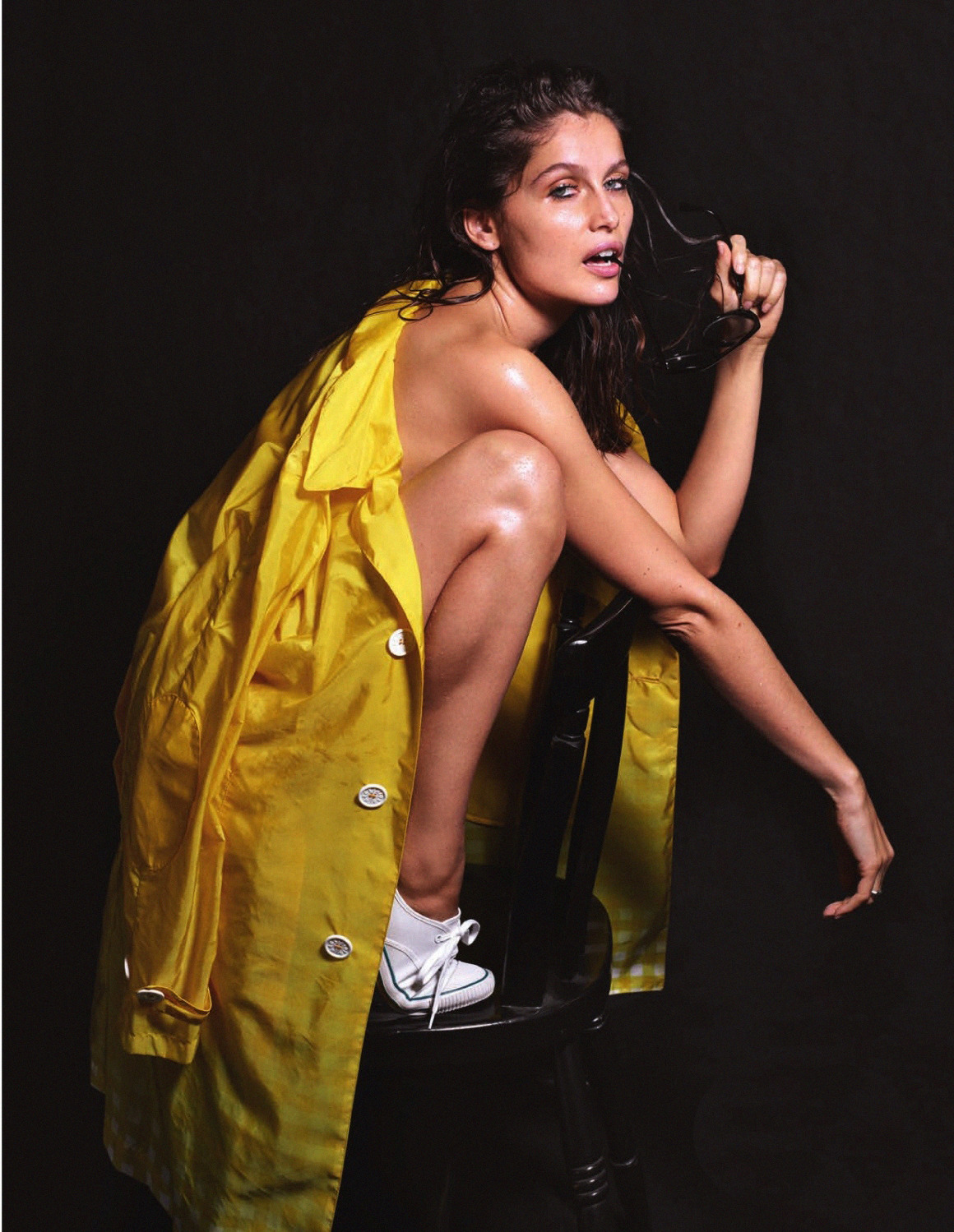 lelaid:Laetitia Casta by Mario Sorrenti for Lui, December 2014/January 2015