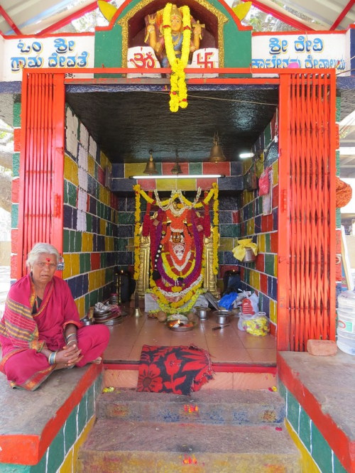 Sri Grama Devata in village temple, Karnataka