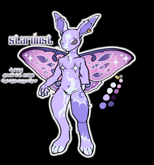 Stardust Themed Bunny I Designed Last Night Whom I Love :3