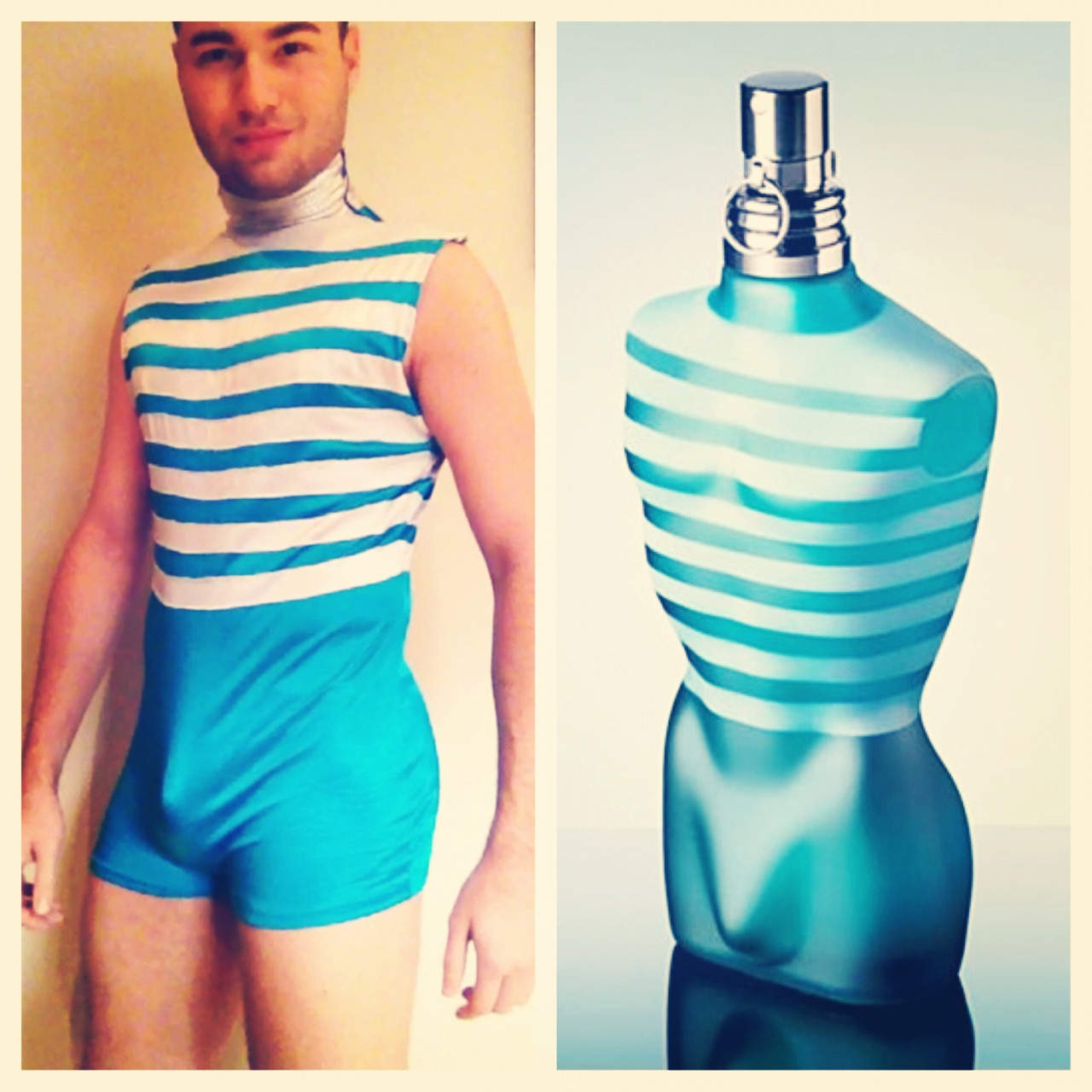 uninhibit:  My Halloween costume! Jean Paul Gaultier’s Le Male.