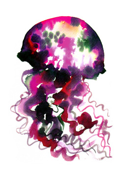 maruti-bitamin:  Inktober day 23! Saw some pretty neat jellies today. 