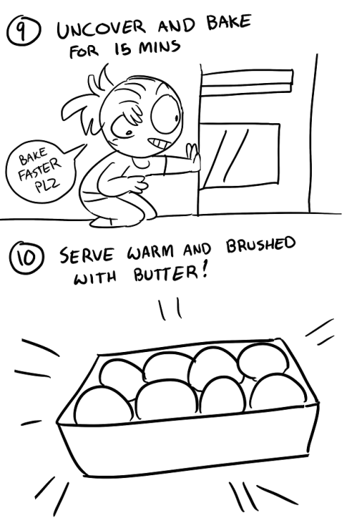 criedmurphy:1 hour bread roll zine! The file for this got corrupted and I had to redo the last few p