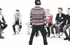 altelius:  block b’s sexy dance/spelling out their names with their butts→ requested by anon  