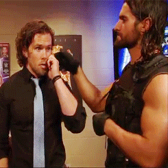 queenofblackharts:  There’s Seth…and then there’s Dean. 