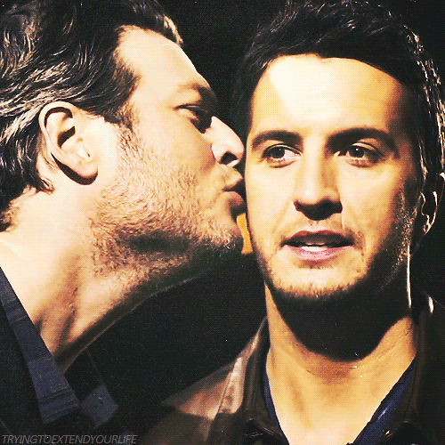  Blake “I wouldn’t be opposed to making out, maybe a grab or something.” Luke ”It’s