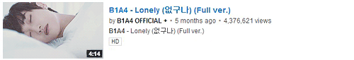 iaehyuns:  b1a4 on youtube [insp.] 