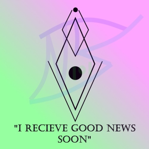 strangesigils: “I Receive Good News Soon” Write this sigil on paper, kiss it, and then burn it outsi