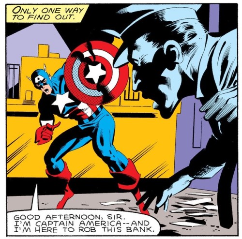starspangledshitpost: Captain America No. 289, 1984