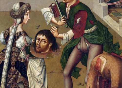 Maestro de Miraflores - The Beheading of St. John the Baptist (c. 1490). Detail.