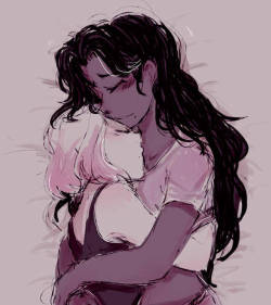 treker402: “The nape of her neck looked soft. It was soft, Pearl remembered running the pads of her fingers gently up and down Marina’s back at night, her hands underneath Marina’s shirt, against her warm, smooth skin… she’s kissed the nape