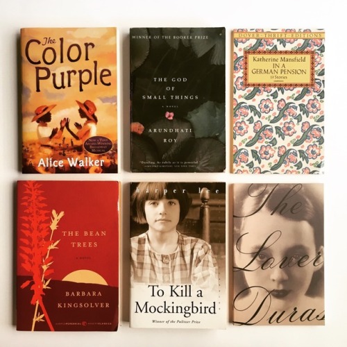 macrolit:Read women authors.Alice Walker, Arundhati Roy, Katherine Mansfield, Barbara Kingsolver, Ha