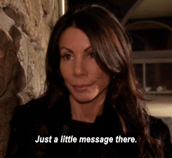 realitytvgifs:  Throwback Thursday: Here’s a little message for Teresa.